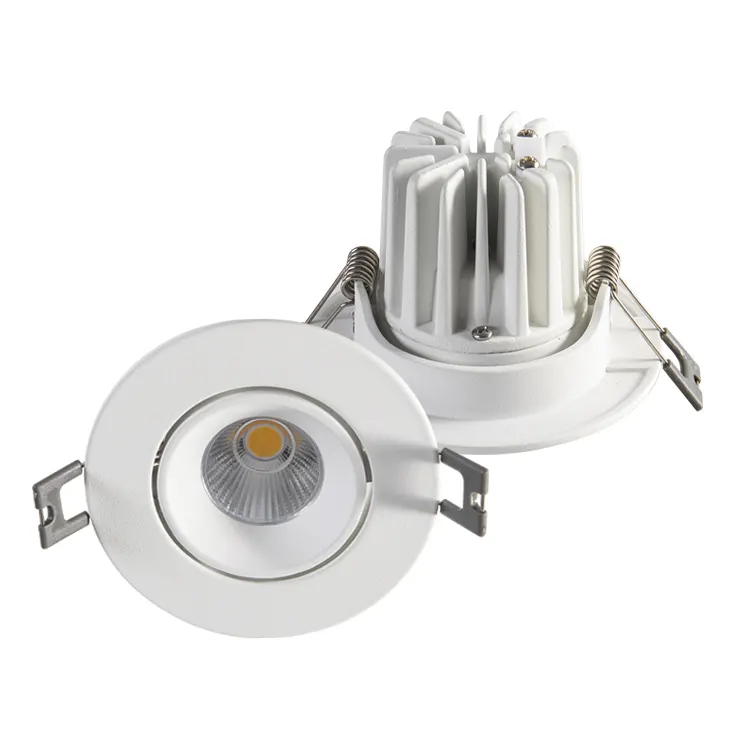 Anti-Glare Adjustable Dimmable Recessed LED Downlight 8W IP65
