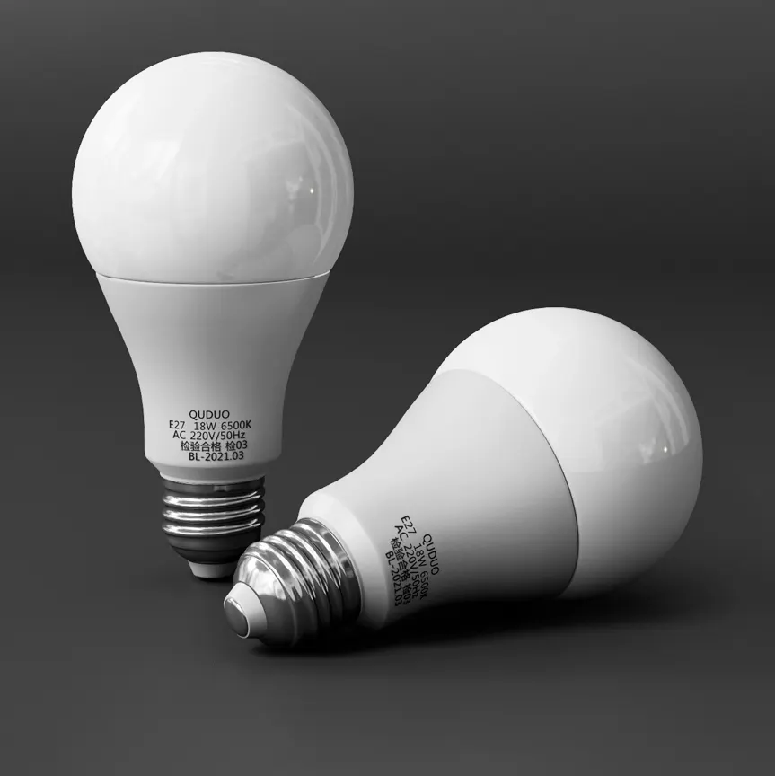 Aluminum LED Light Bulb White 3W E27 Base