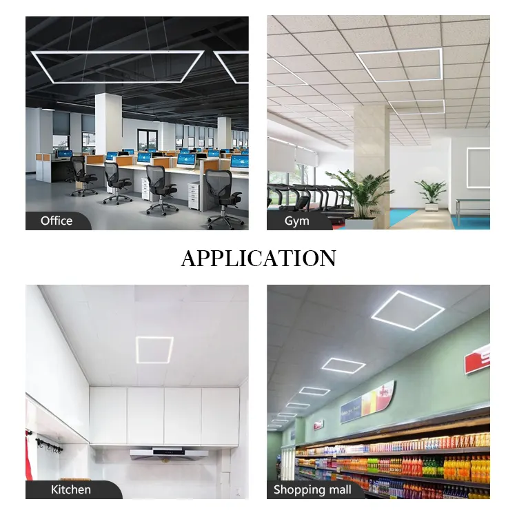 Recessed Aluminum LED Panel Light 60x60/1200x300 36/48W