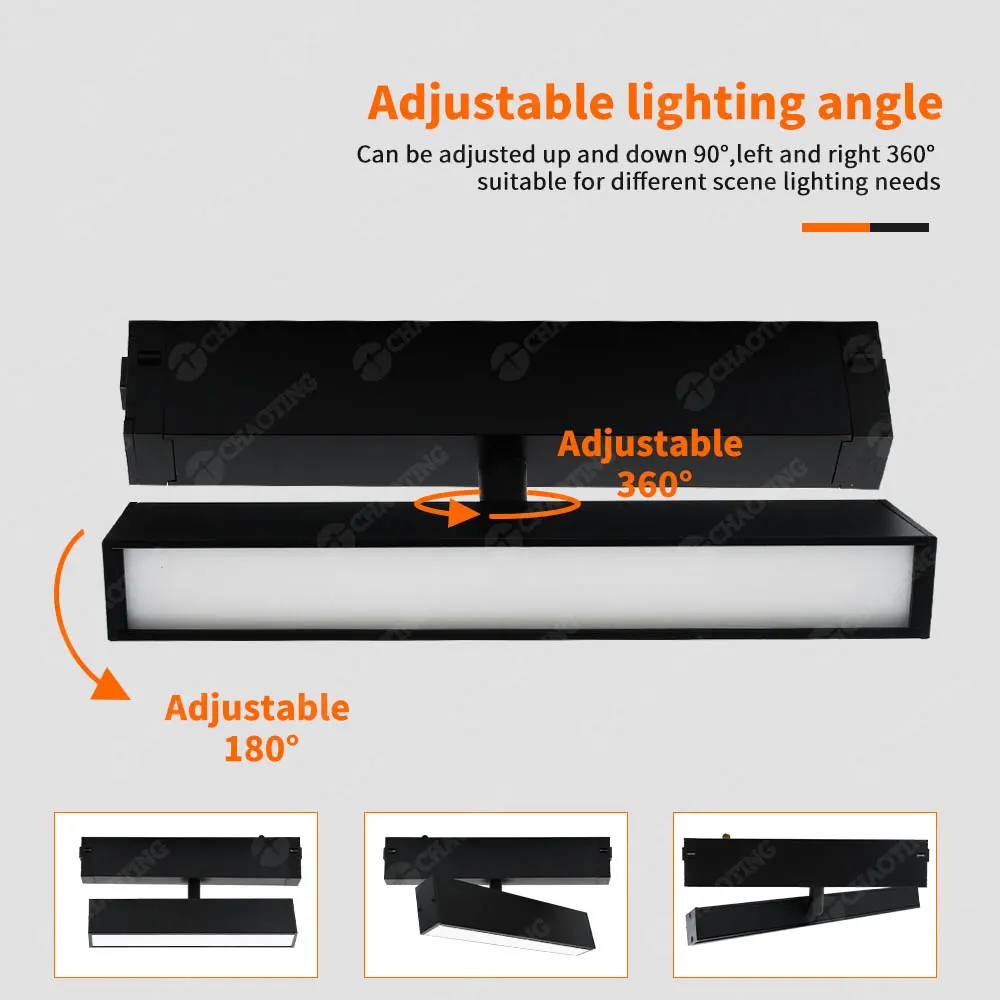 Adjustable Tuya Zigbee Magnetic LED Track Spotlight 9/18W