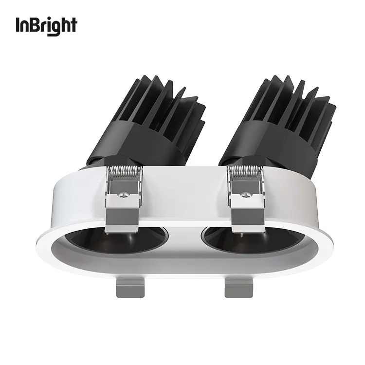 Anti-Glare Dimmable Recessed COB LED Downlight 8-25W IP65