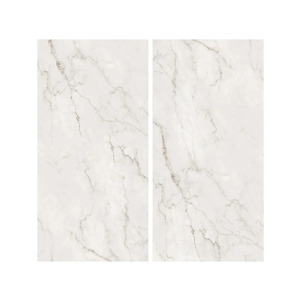 Stone-Look Polished Porcelain Floor Tile 750x1500mm