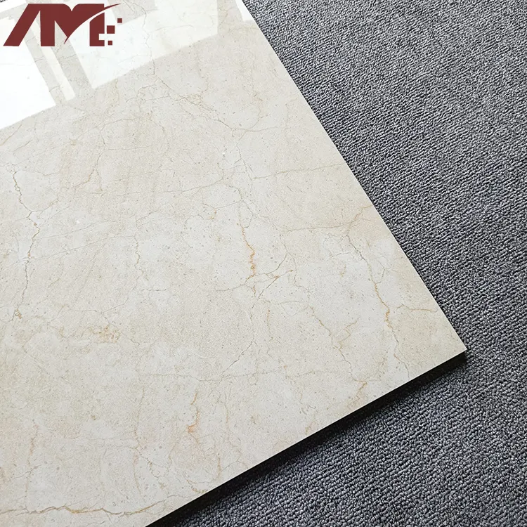 Marble-Look Polished Porcelain Floor Tile 600x600mm/24x24