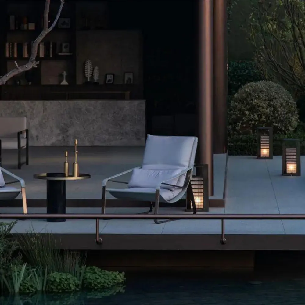Non-Slip Stone-Look Porcelain Outdoor Tile 600x600x20mm