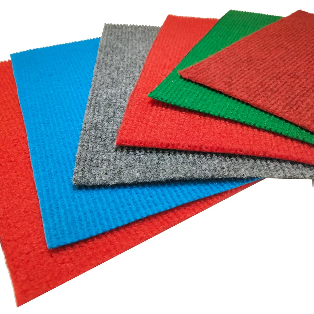 Needle-Punched Ribbed Polyester Exhibition And Event Carpet