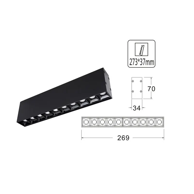 Aluminum LED Grille Spotlight