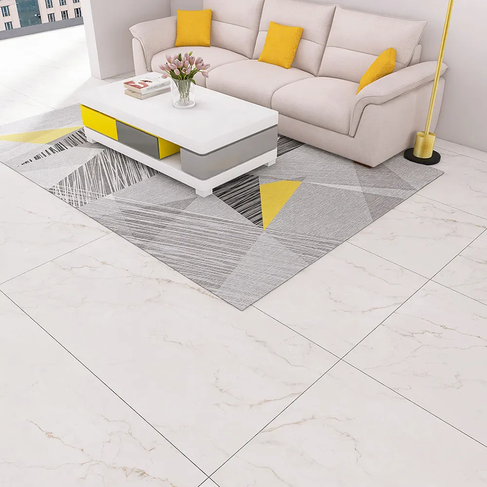 Stone-Look Polished Porcelain Floor Tile 750x1500mm