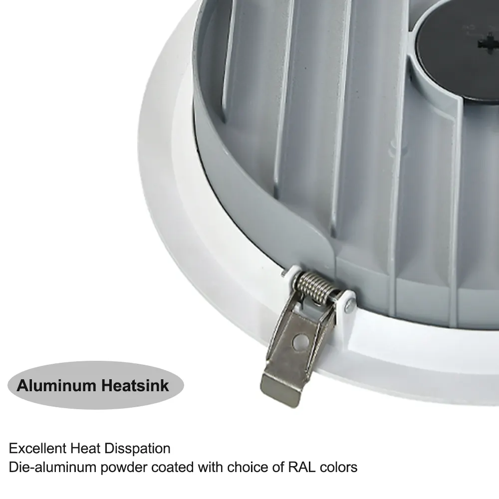 Slim Dimmable Recessed COB LED Downlight 9W 4in