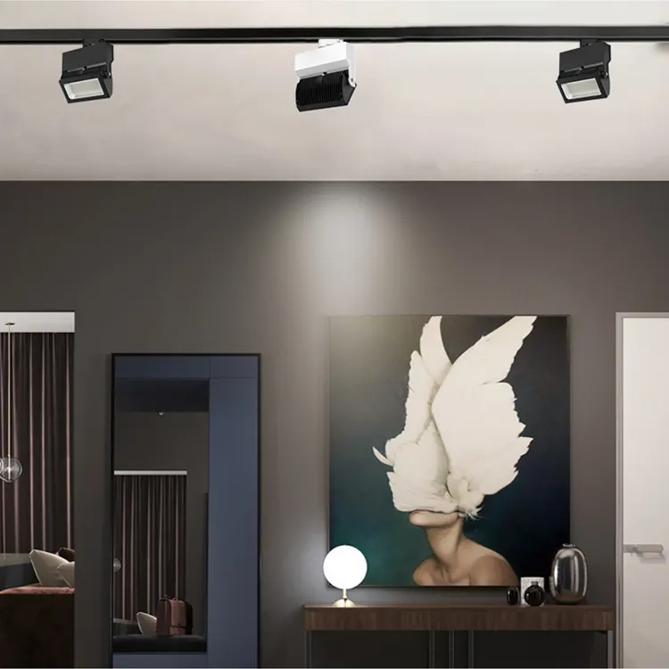 Adjustable Dimmable Aluminum COB LED Track Spotlight 20/38W
