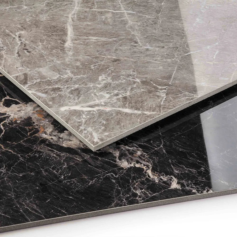 Marble-Look Polished Porcelain Wall And Floor Tile 600x1200mm