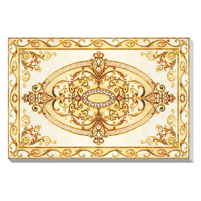 Floral Carpet-Look Ceramic Floor Tile 600x600mm