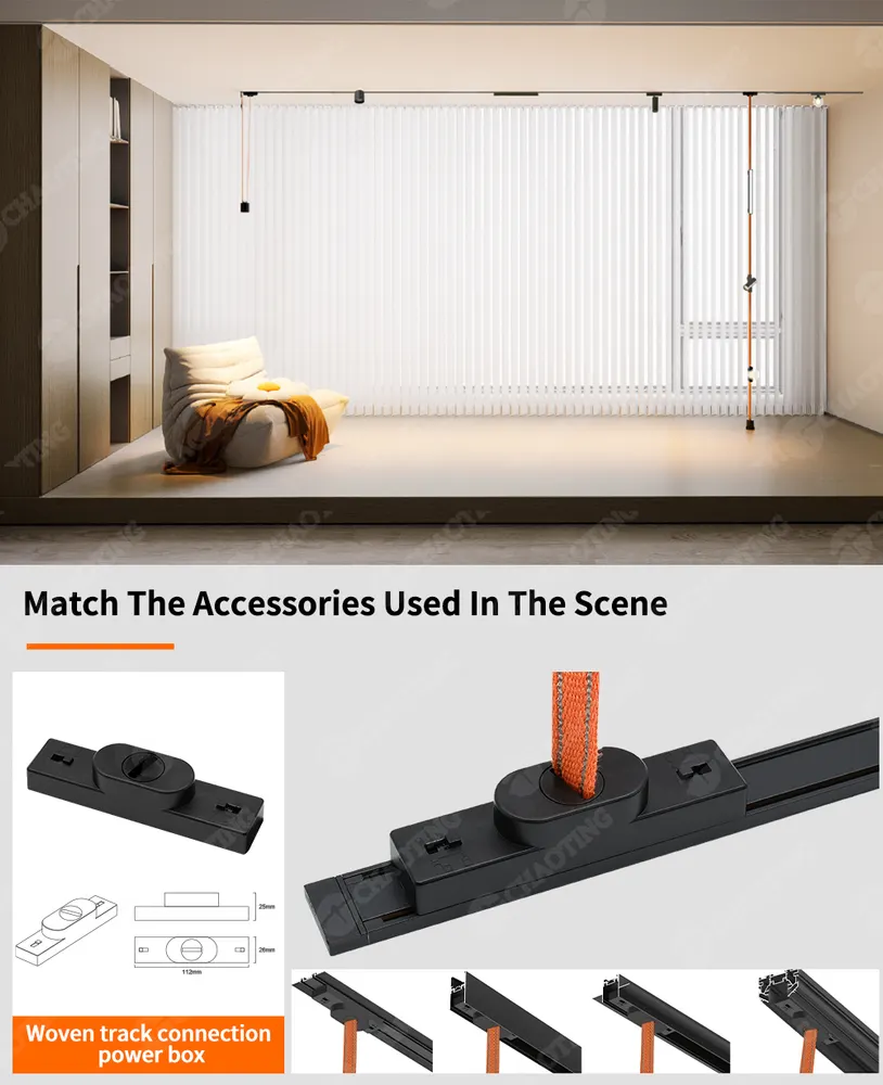 Adjustable Slim Surface-Mounted Magnetic COB LED Track Spotlight 48V