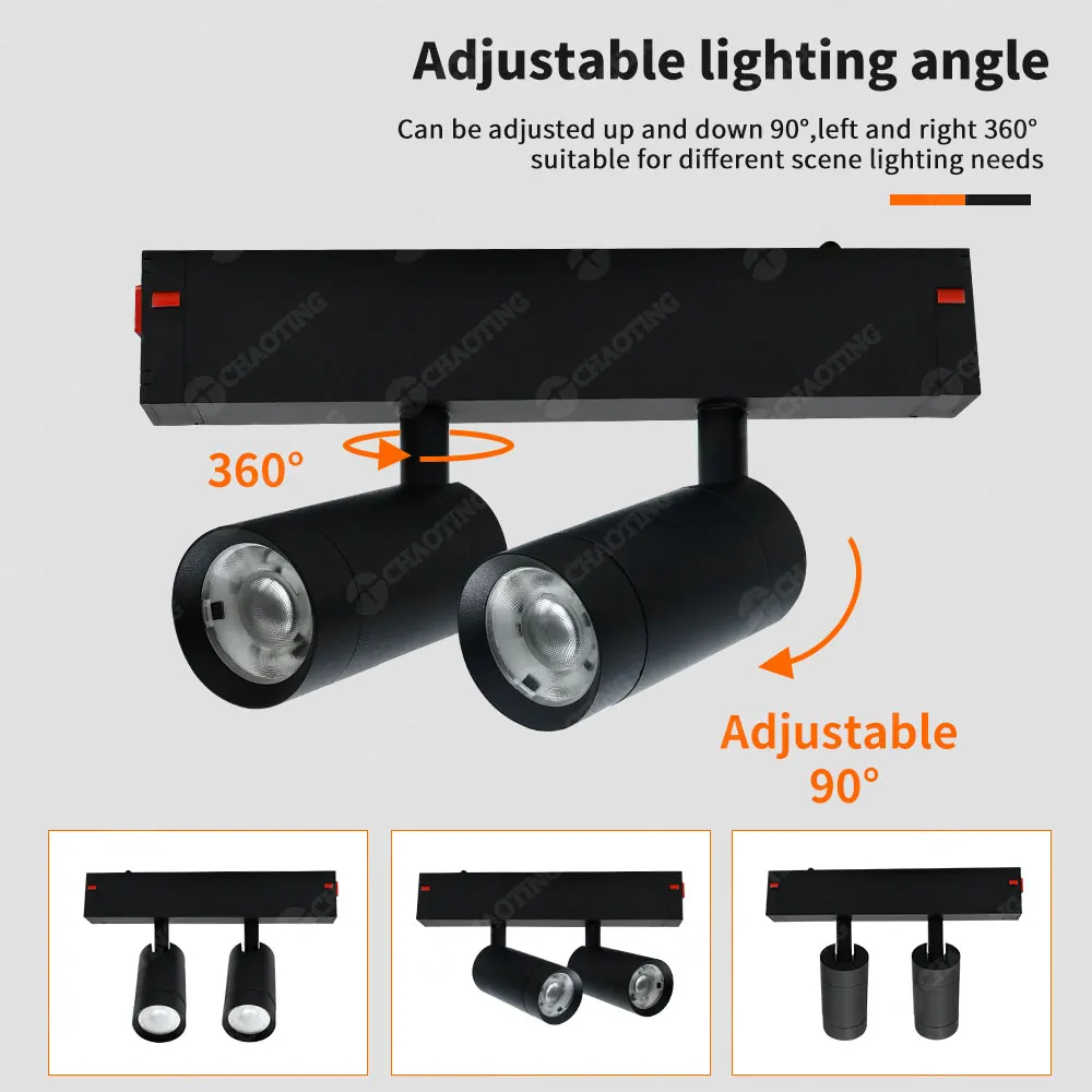Tuya Smart Aluminum Magnetic LED Track Spotlight 9W