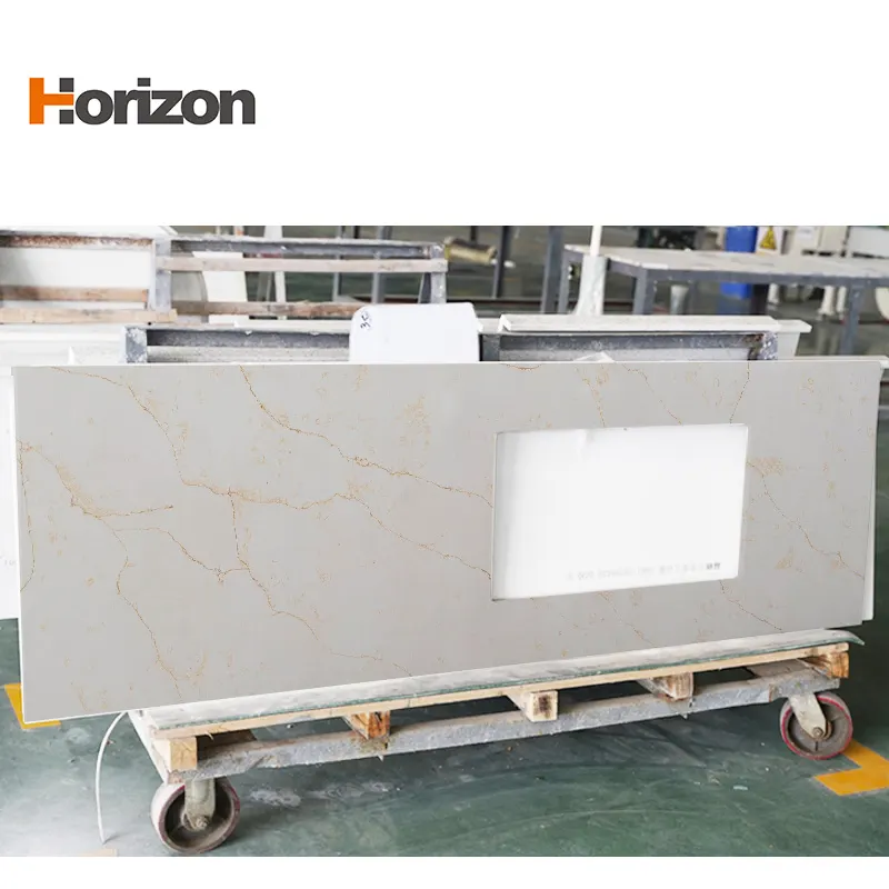 Calacatta Engineered Quartz Slab 3200x1600mm