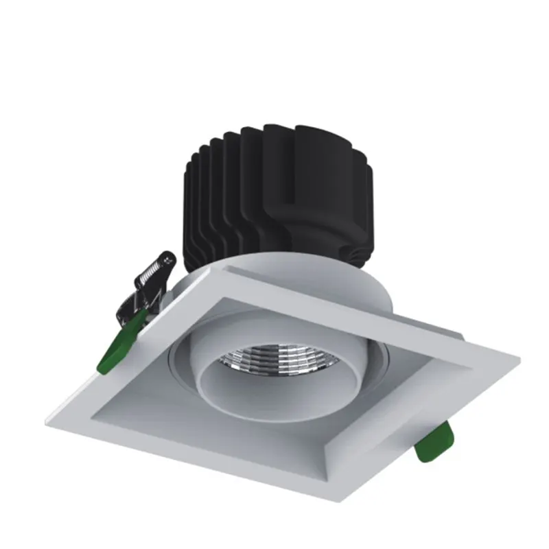 Adjustable Recessed Aluminum LED Grille Spotlight 24-32W