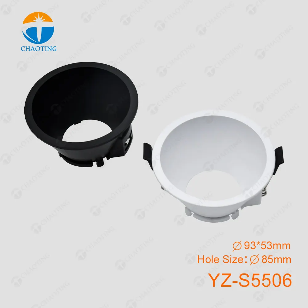 Recessed Plastic Downlight Housing GU10/MR16