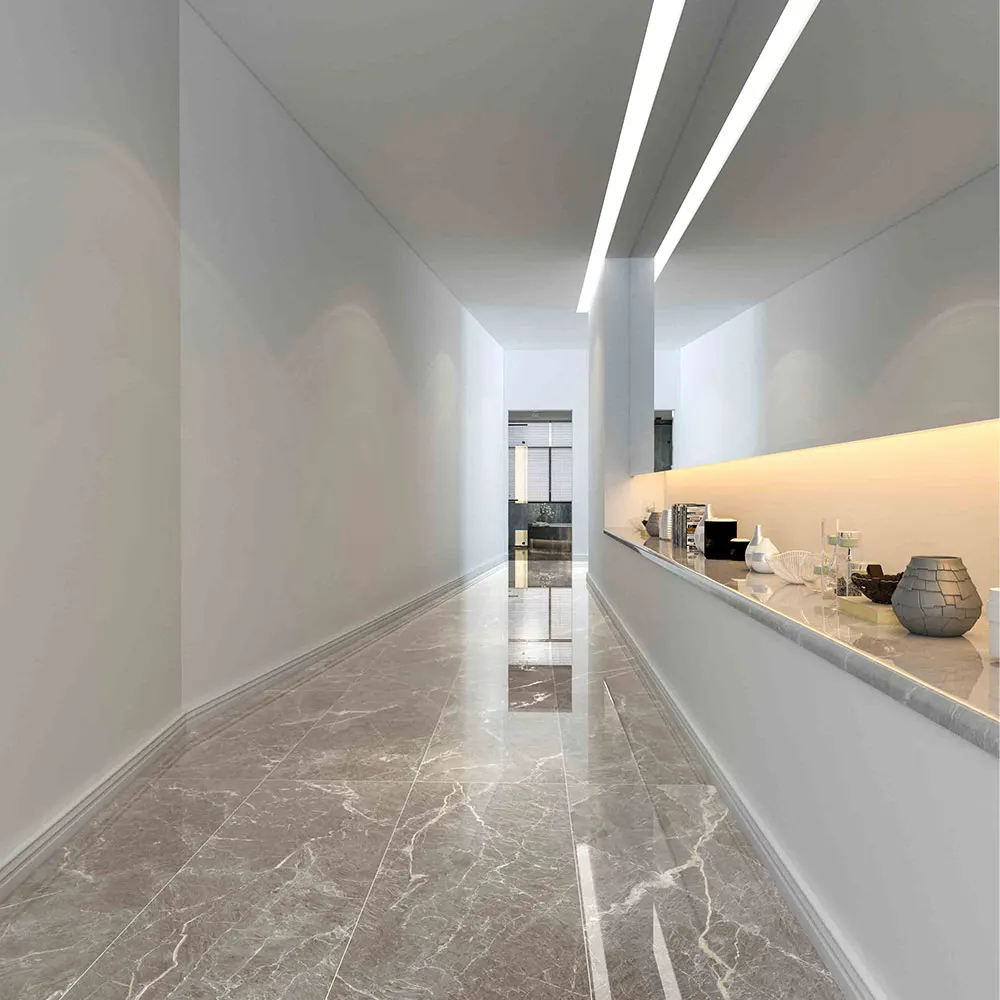 Marble-Look Polished Porcelain Wall And Floor Tile 600x1200mm