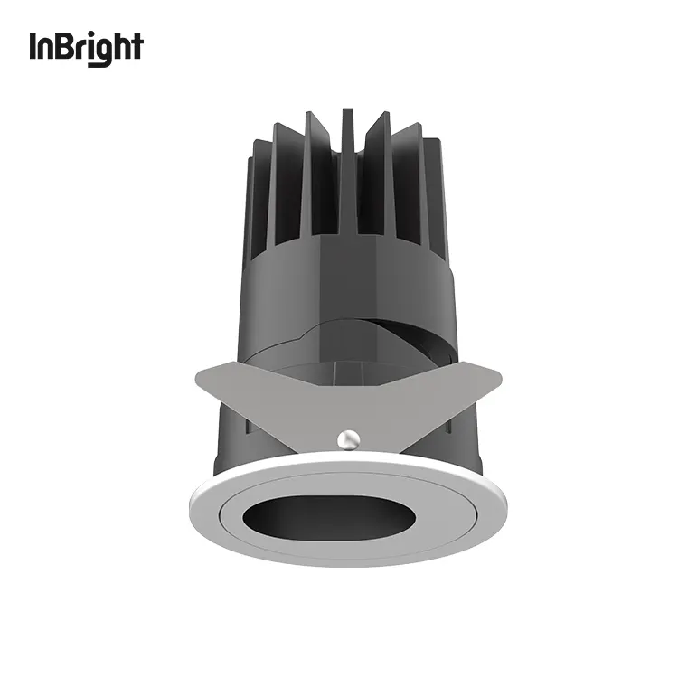 Dimmable Recessed Aluminum COB LED Downlight 8-25W