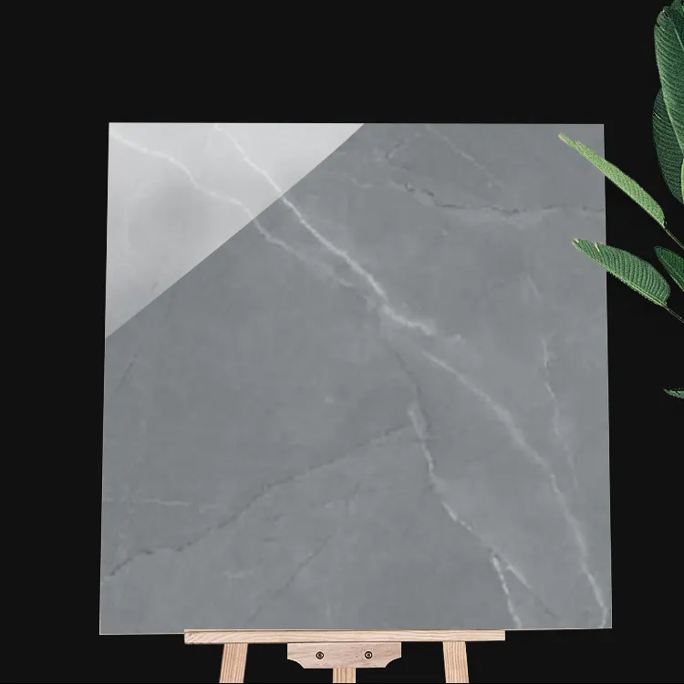 Stone-Look Glazed Porcelain Floor Tile 60x60cm