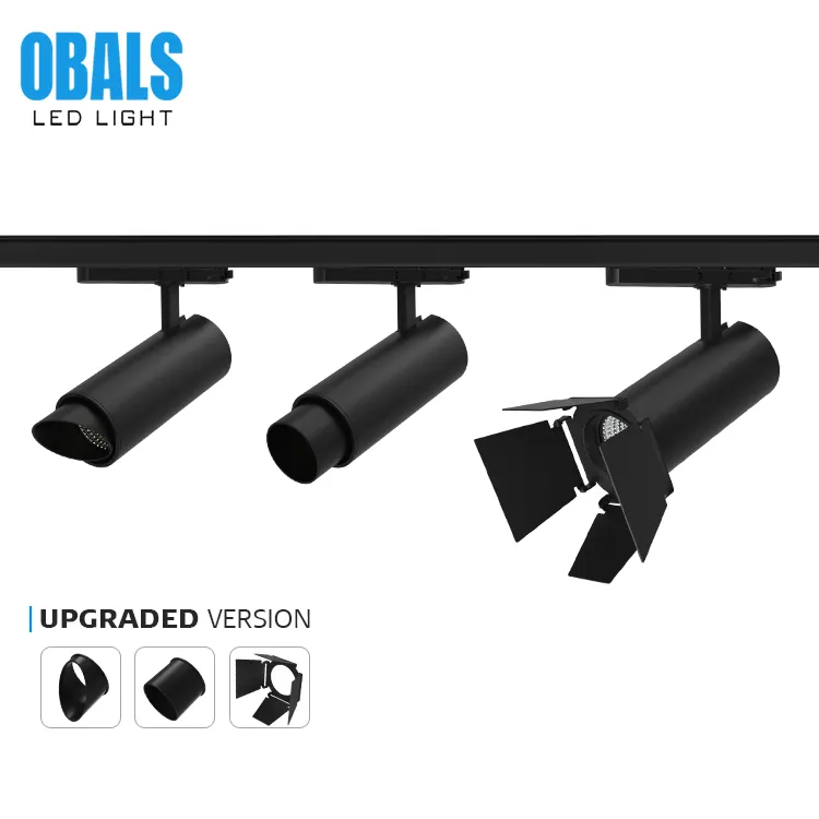 Adjustable Aluminum Magnetic LED Track Spotlight 20-40W 48V