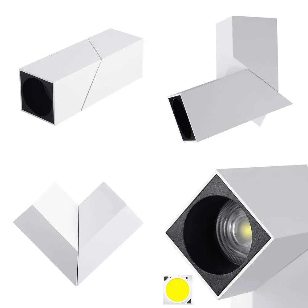 Recessed Aluminum COB LED Track Spotlight 12W
