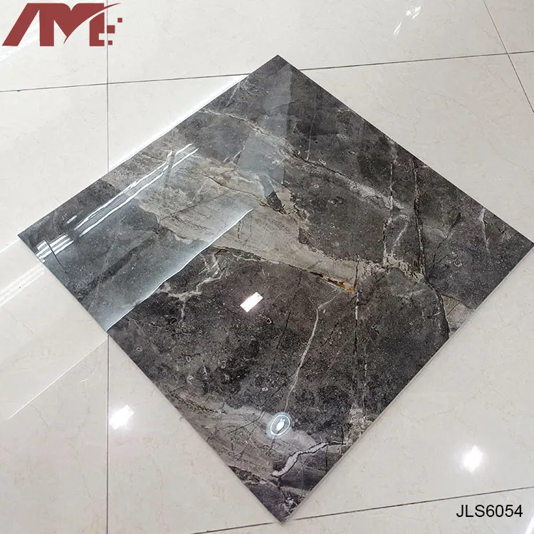 Marble-Look Glazed Porcelain Floor Tile 600x600mm
