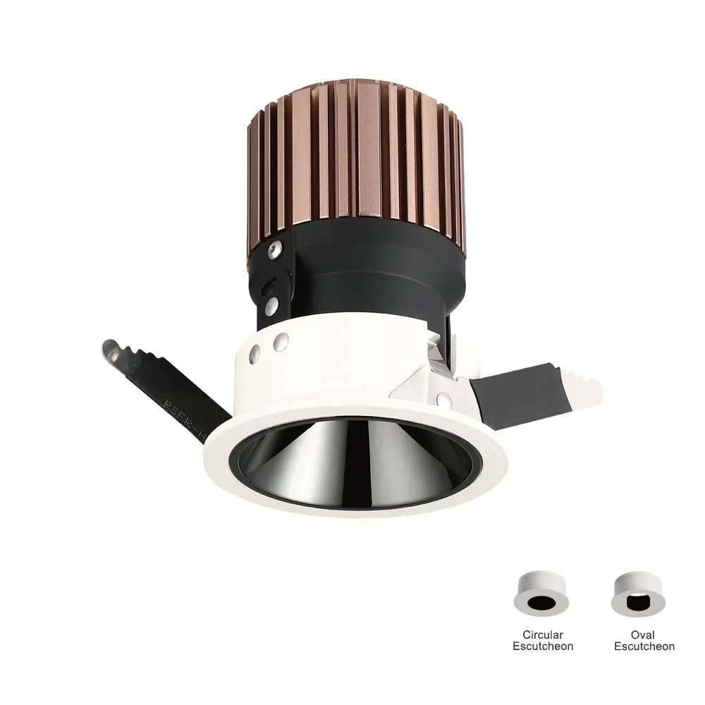 Anti-Glare Adjustable Recessed COB LED Downlight 7/12W