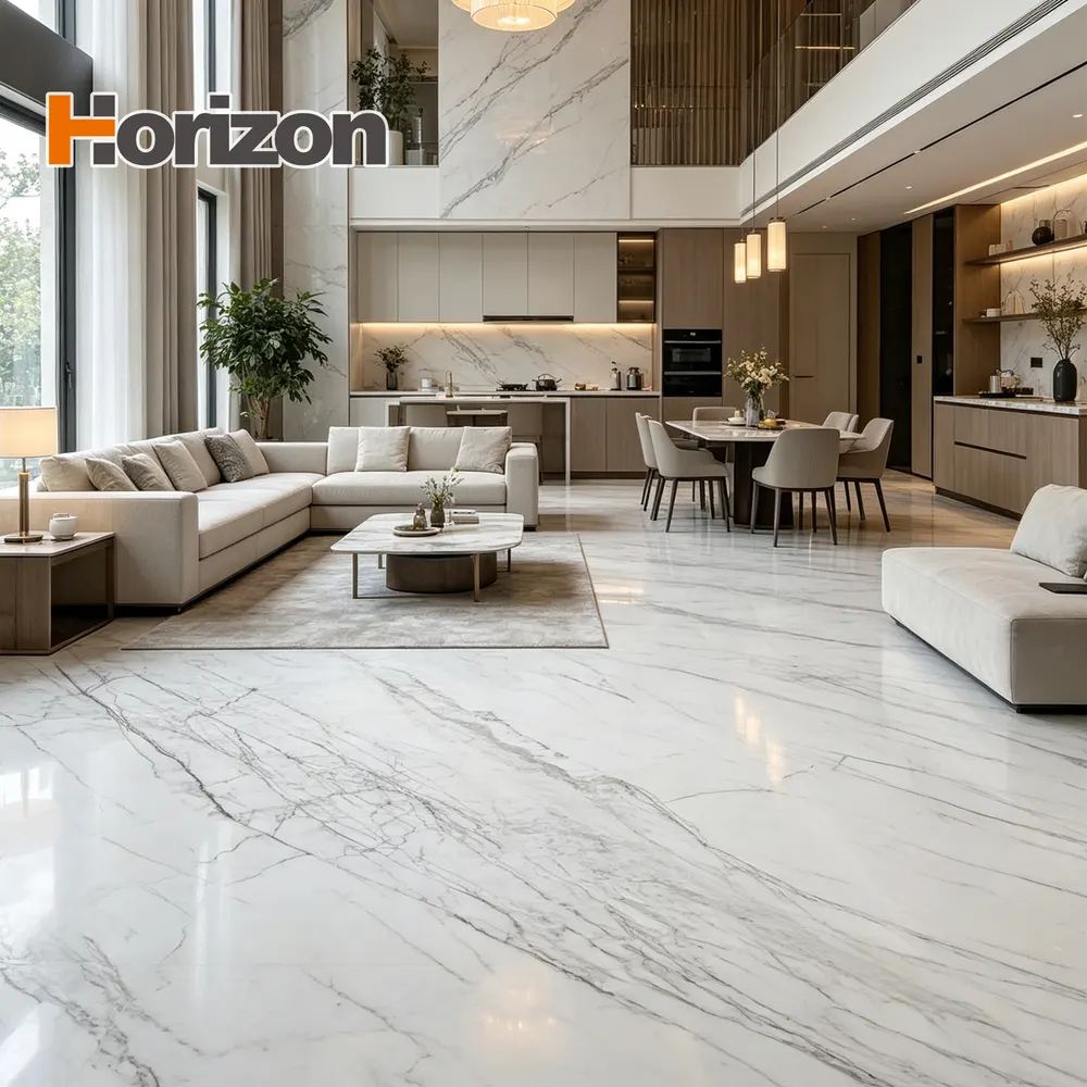 Glazed Engineered Quartz Slab
