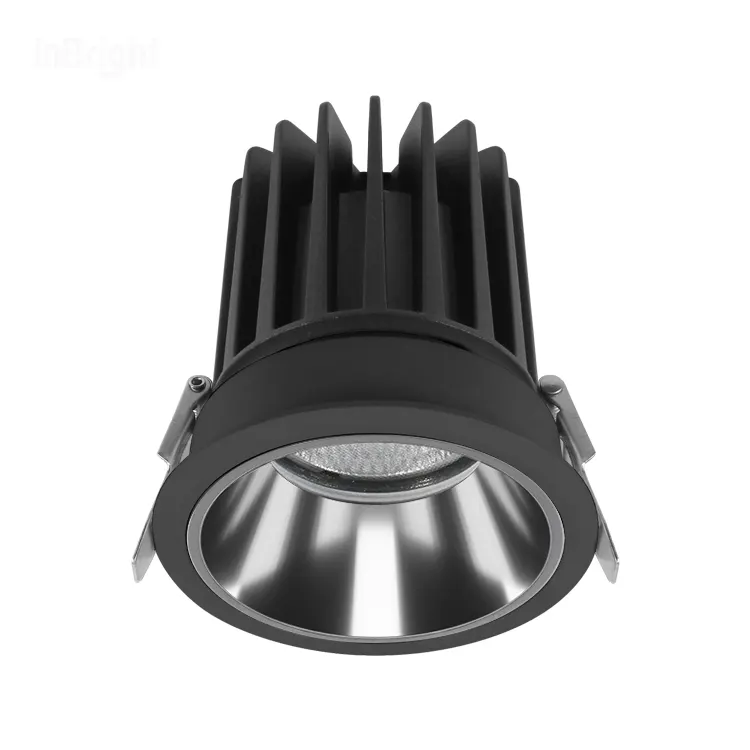Dimmable Recessed Aluminum COB LED Downlight 8-25W