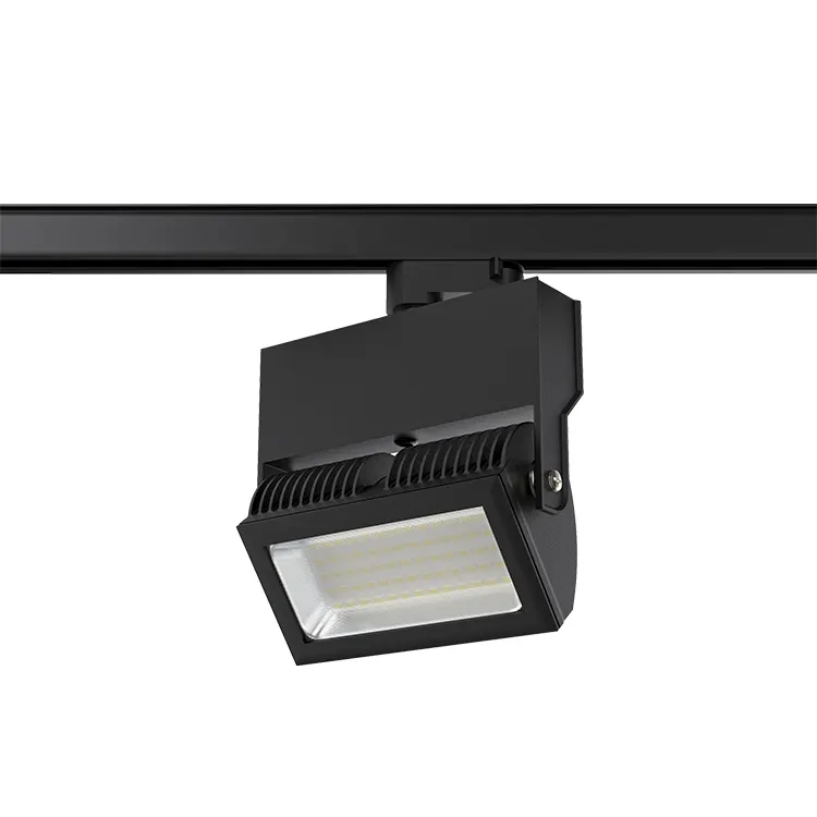 Adjustable Aluminum LED Track Spotlight 20-50W For 4-Wire Track