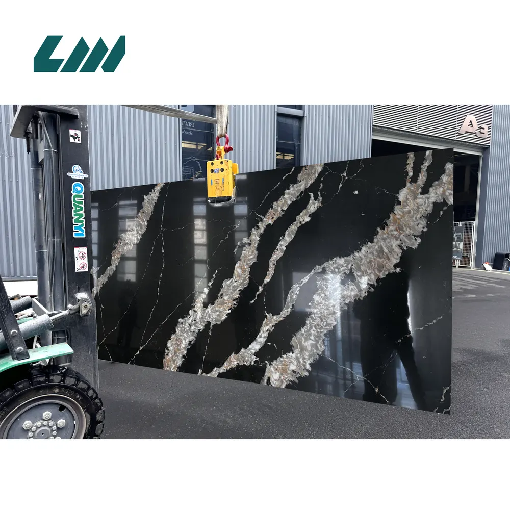 Stone-Look Engineered Quartz Slab 3200x1600mm