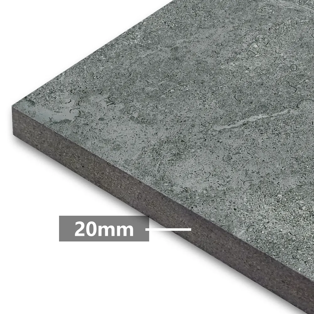 Non-Slip Stone-Look Porcelain Exterior Wall Tile 600x600x20mm