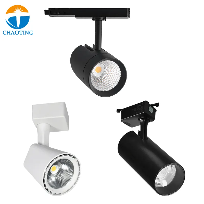 Adjustable Zoomable Dimmable COB LED Track Spotlight 12-30W