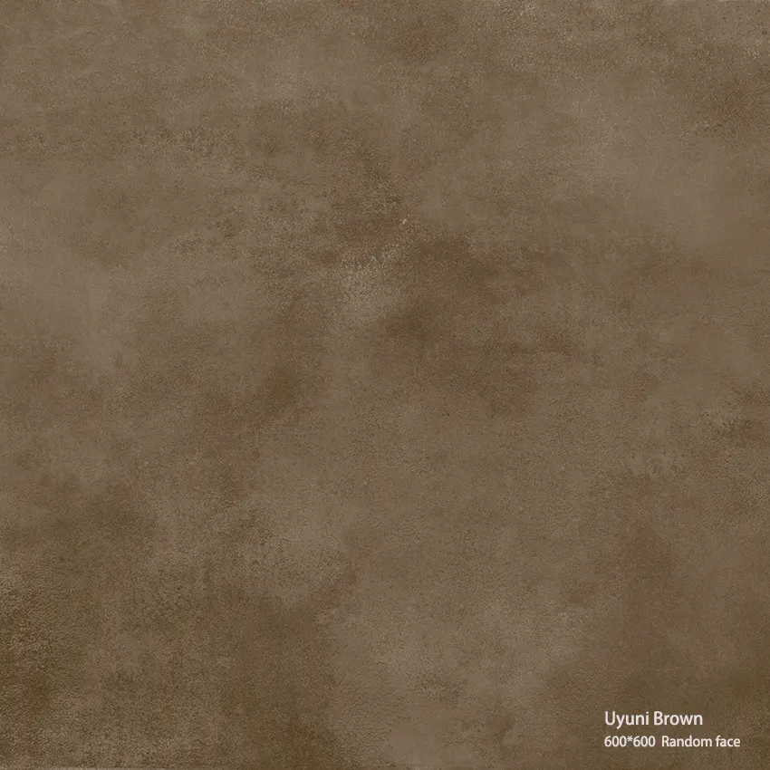 Non-Slip Concrete-Look Gray Matte Porcelain Floor Tile 600x600mm