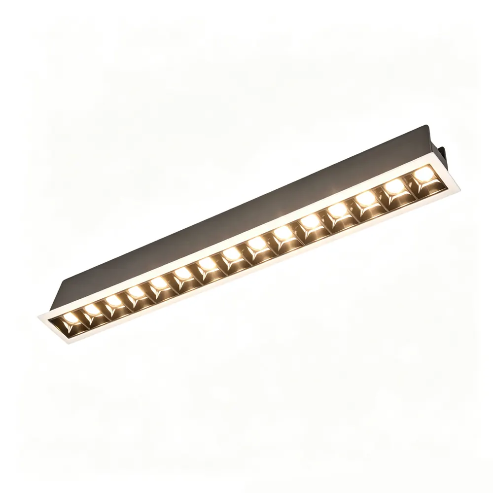 Recessed Square Aluminum LED Grille Spotlight