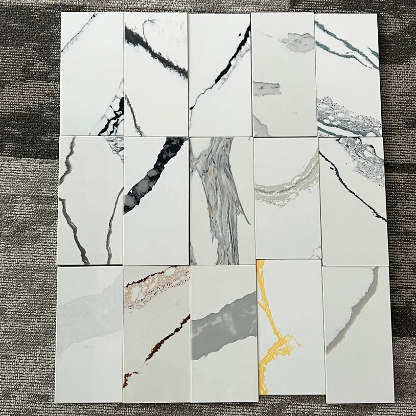 Calacatta Engineered Quartz Slab 3200x1600mm