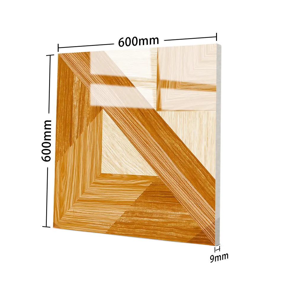 Wood-Look Porcelain Floor Tile 60x60cm