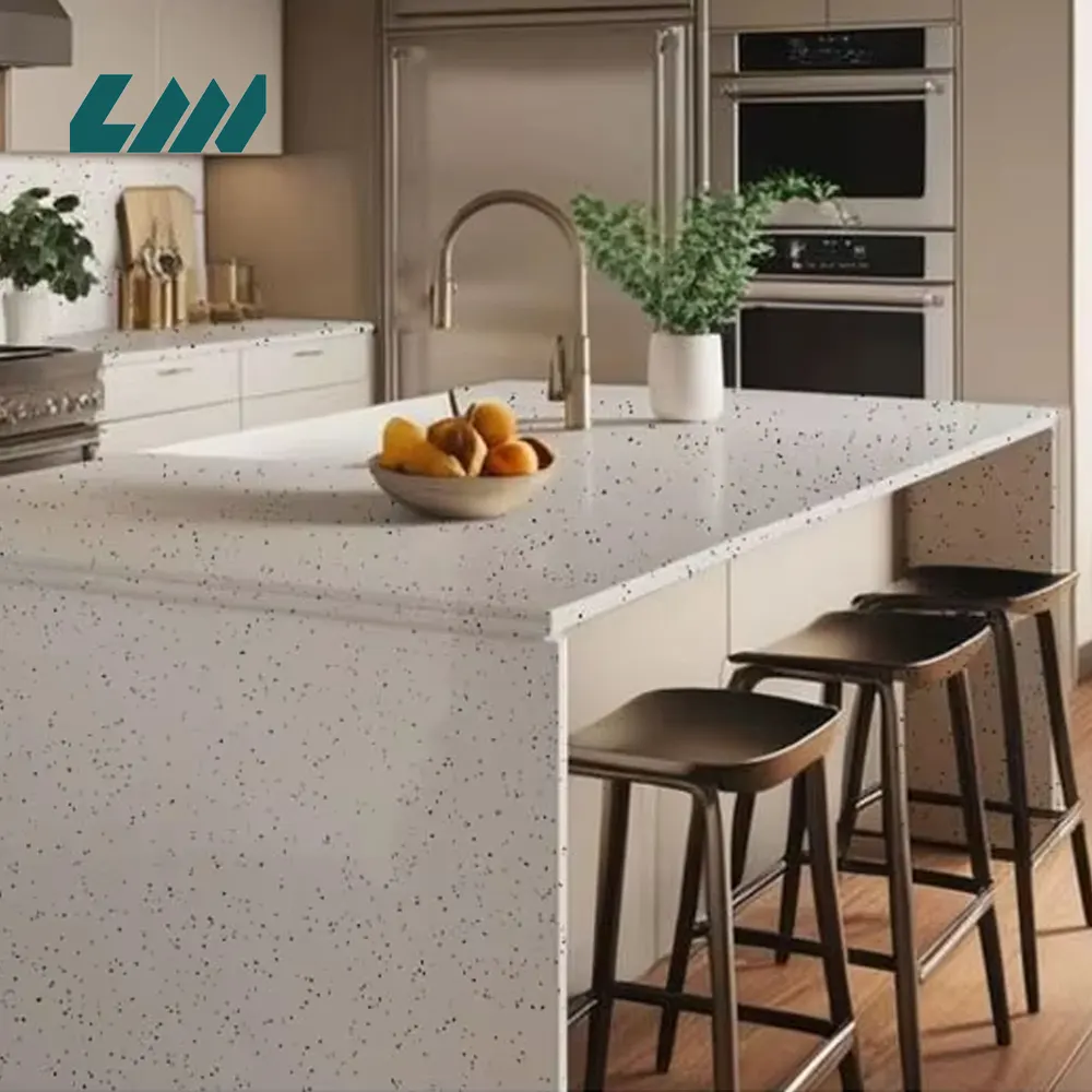 White Engineered Quartz Slab 3200x1600mm
