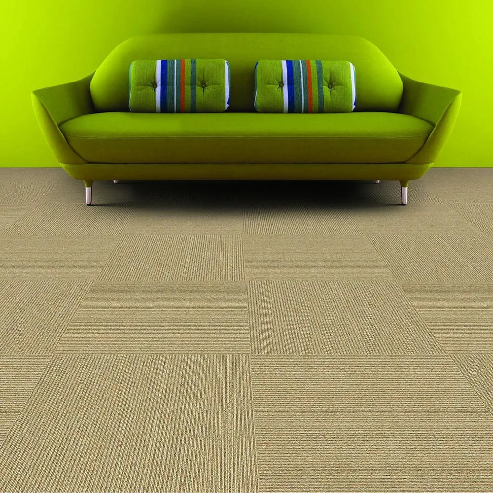 Polypropylene Floor Carpet 50x50cm With PVC Backing