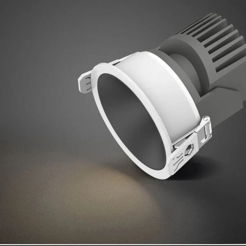Anti-Glare Recessed Aluminum COB LED Downlight 7-18W 220V