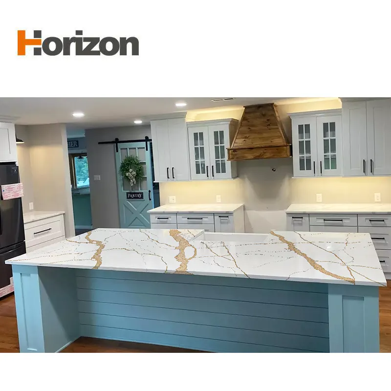 Calacatta Engineered Quartz Slab 3200x1600mm