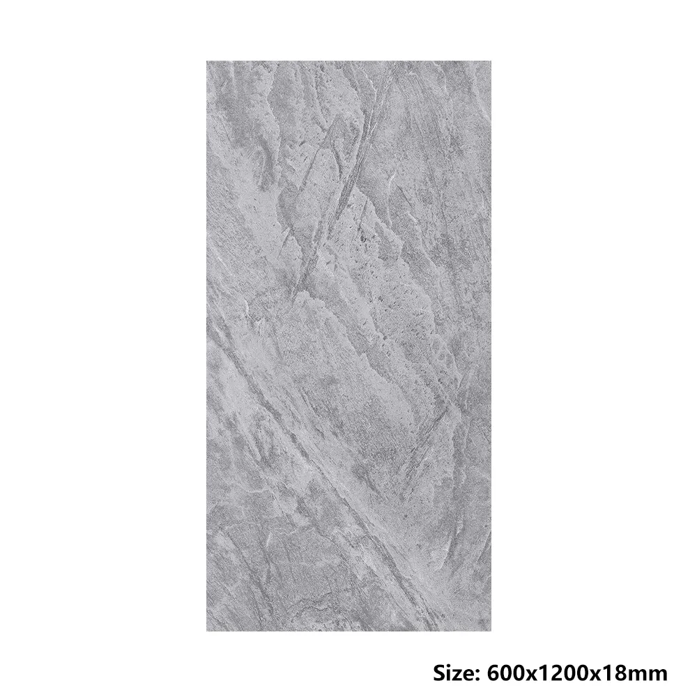 Non-Slip Stone-Look Porcelain Outdoor Tile 600x1200mm