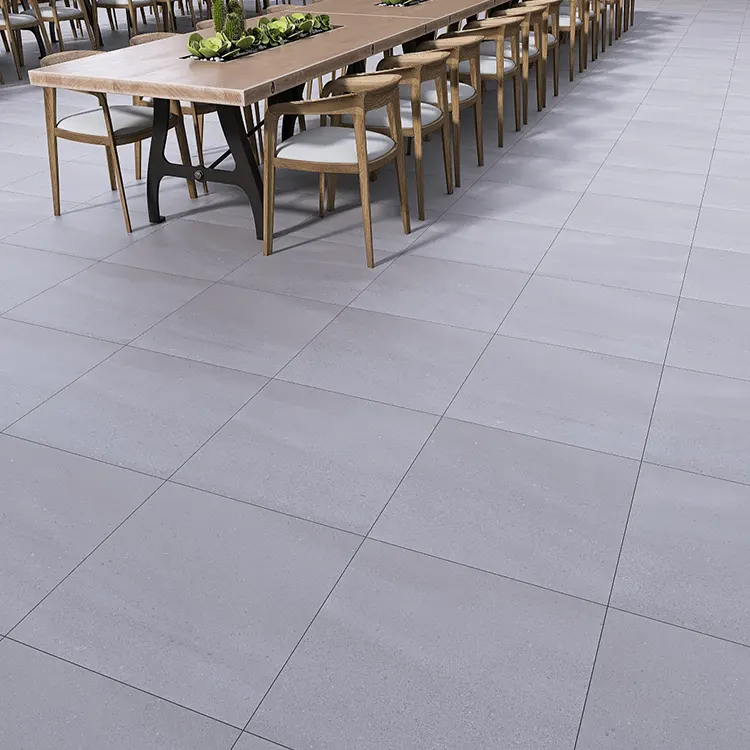 Non-Slip Stone-Look Matte Porcelain Swimming Pool Tile 24x24/600x600mm
