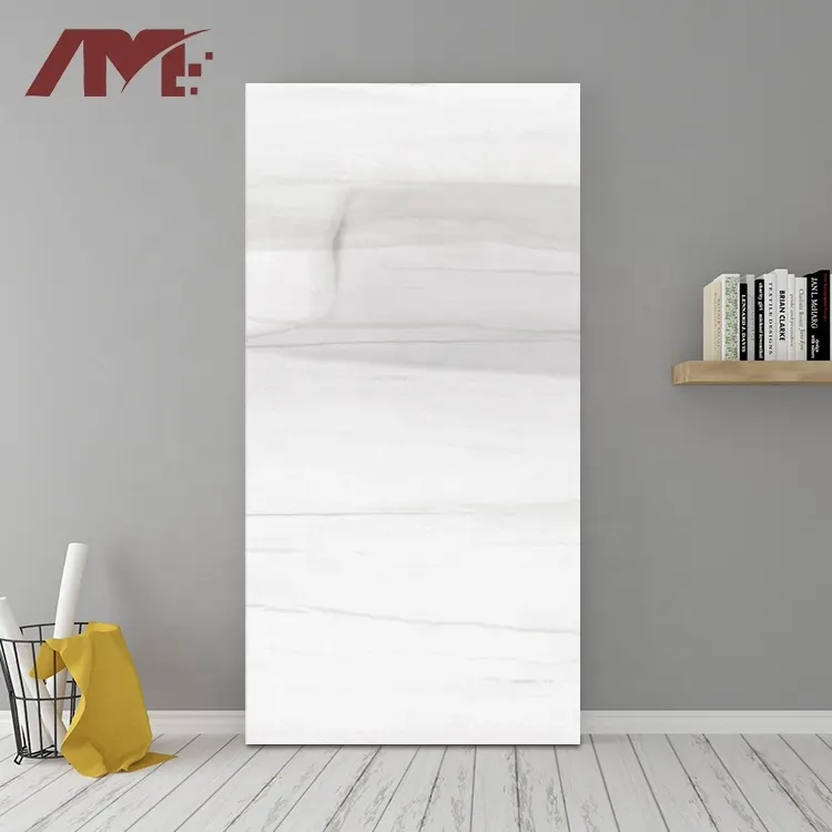 Non-Slip Marble-Look Glossy Porcelain Wall And Floor Tile 300x300mm