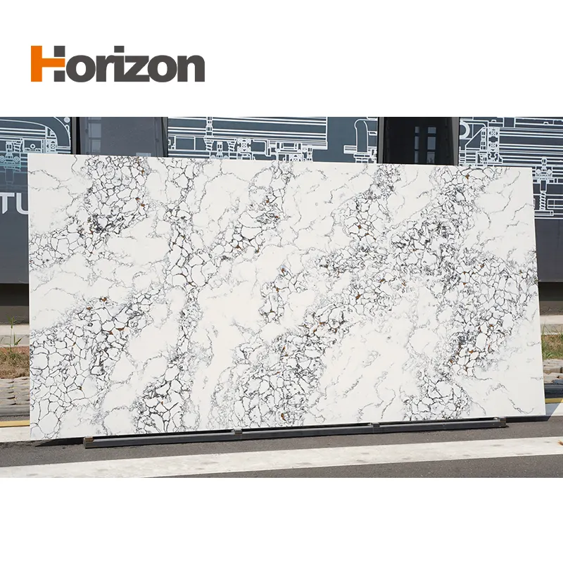 White Engineered Quartz Slab 3200x1600mm