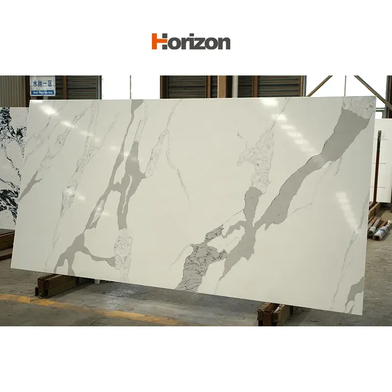 White Engineered Quartz Slab 3200x1600mm