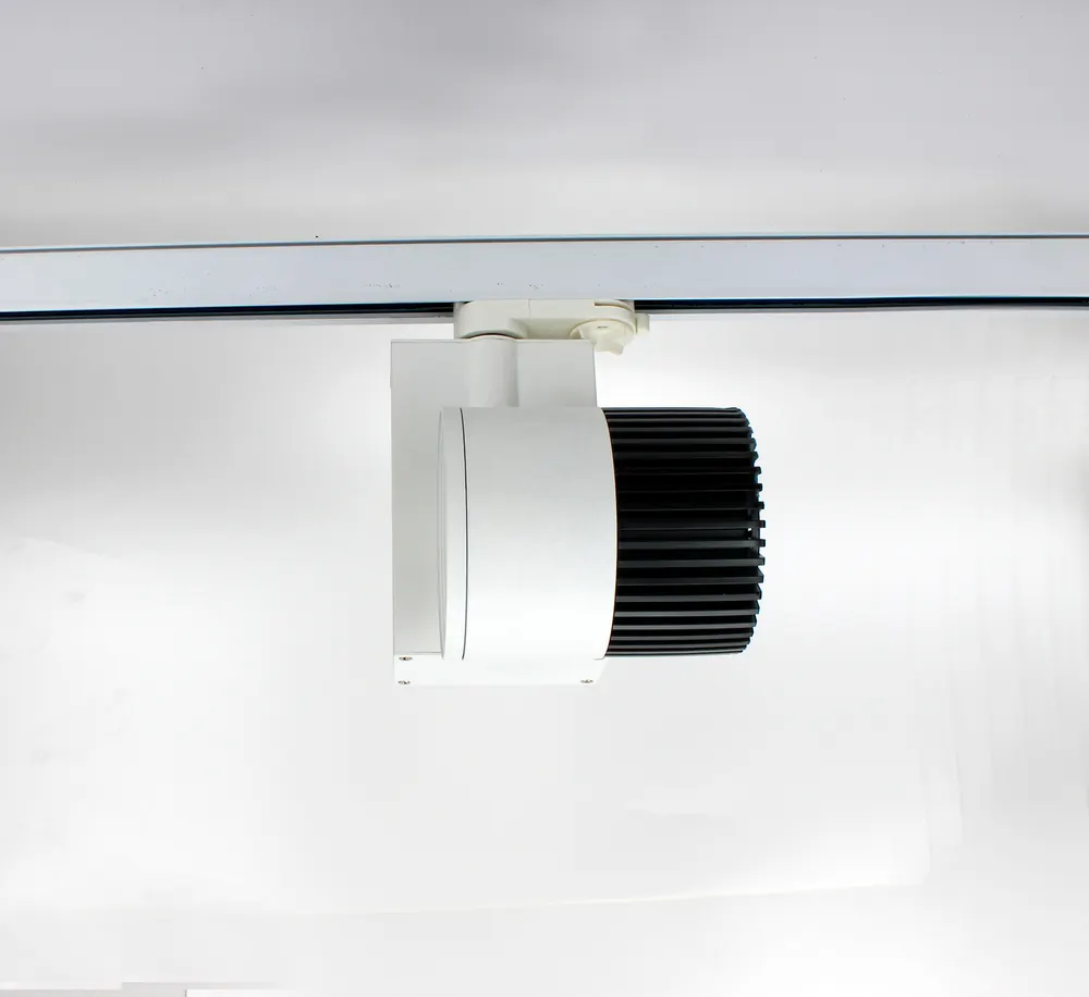 Anti-Glare Aluminum LED Track Spotlight Black/White 10-50W 110V/220V