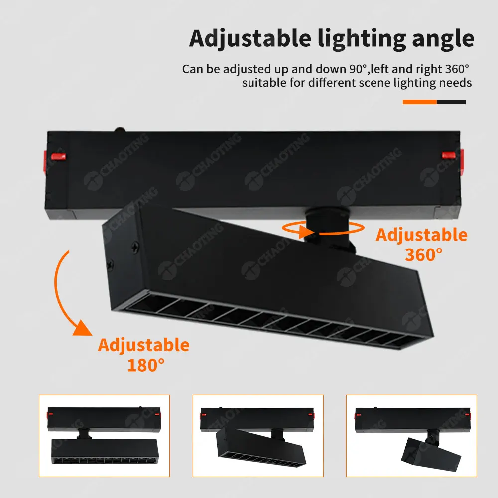 Rotatable Smart Dimmable Magnetic LED Track Spotlight 9W