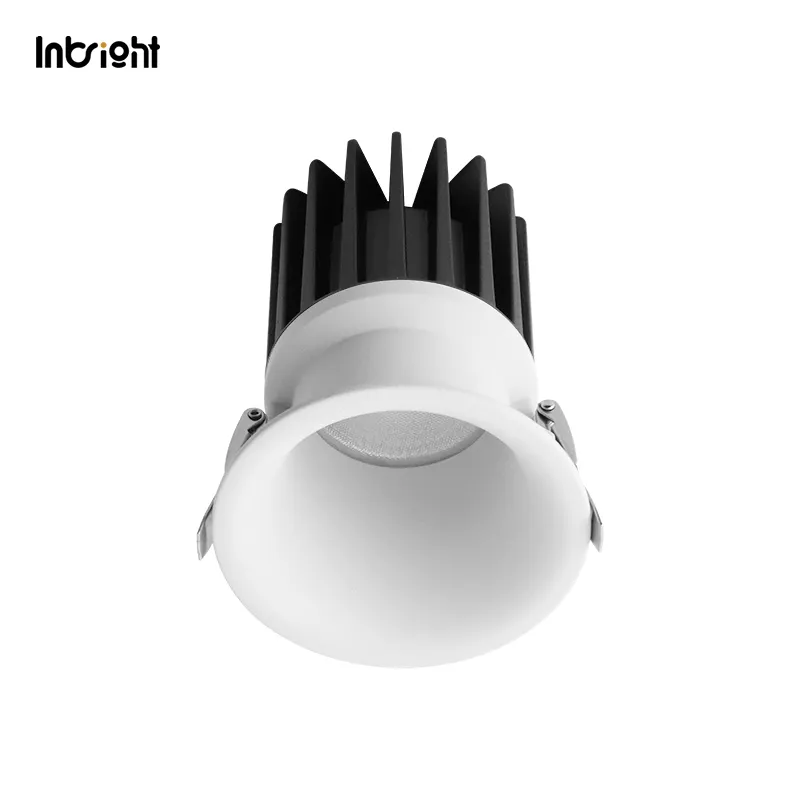 Anti-Glare Dimmable DALI Recessed COB LED Downlight 10-25W IP65