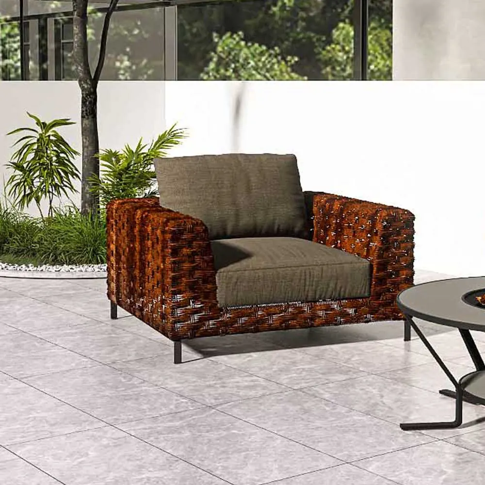 Non-Slip Stone-Look Matte Porcelain Outdoor Tile 60x120cm